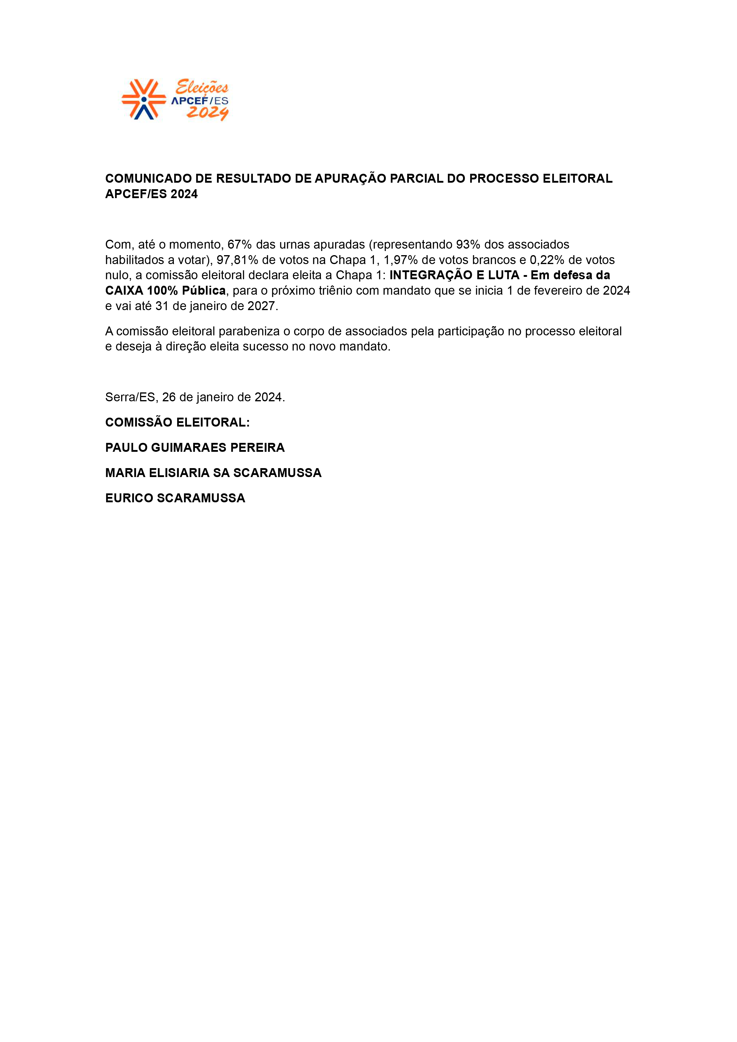 ELEICAO 2024 - COMUNICADO DE RESULTADO DE APURACAO PARCIAL.png